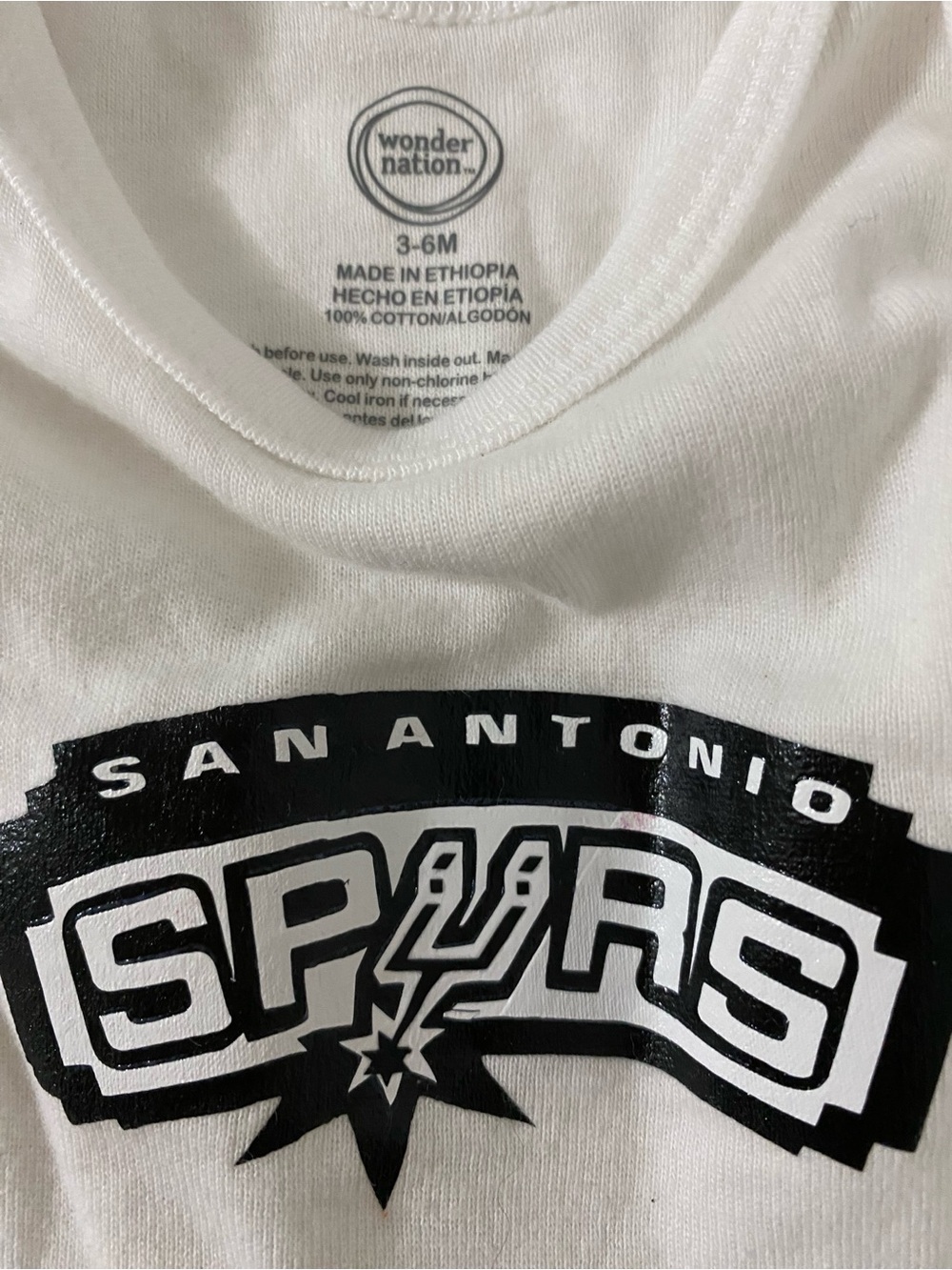 San Antonio Spurs Baby Bodysuit Dress 3-6m - Picture 3 of 4